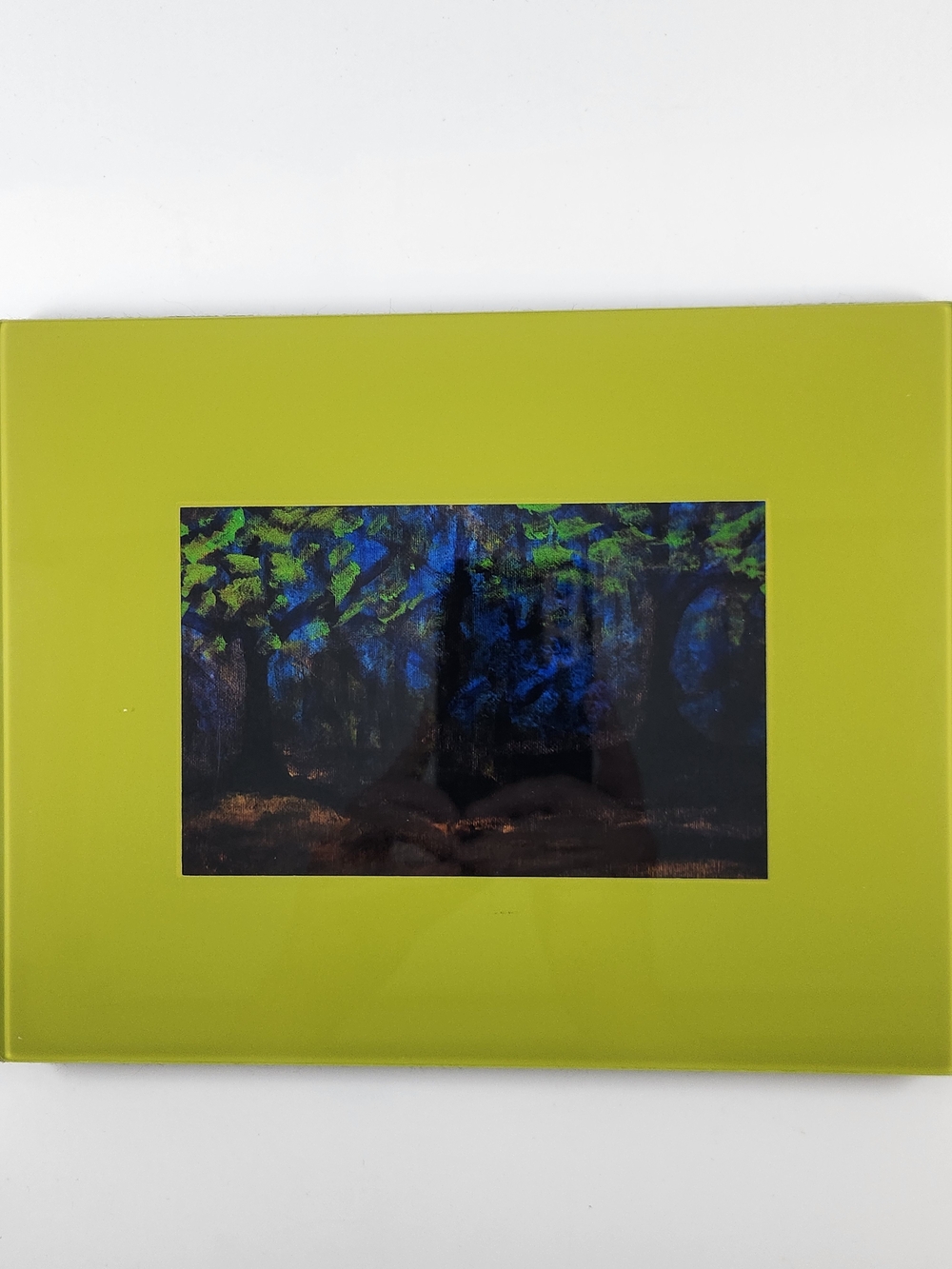 Green Framed Forest Photo Art Print by Butterfly Rising Designs